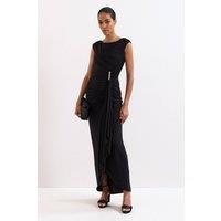 Phase Eight Women's Donna Maxi Dress in Black | Size: 18