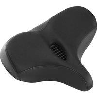 FLAVORA Extra Wide Comfy Cushioned Bike Seat Soft Padded Bicycle in Black | Size: 0-12 m