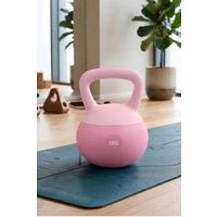 Living and Home 8kg Strength Training Kettlebell with Non-Slip Handle for Home Gym in Pink