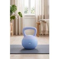 Living and Home 8kg Strength Training Kettlebell with Non-Slip Handle for Home Gym in Blue