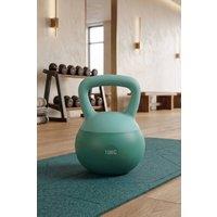 Living and Home 10kg Strength Soft Kettlebell with Non-Slip Handle for Home Gym in Green