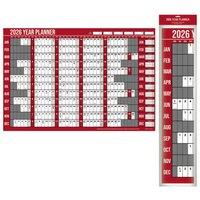 IG Design 2026 Wall Planner in Light Red