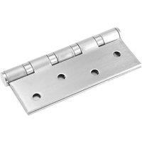FLAVORA 4X -Stainless Steel Butt Hinge Door Window in Silver | Size: 10000mm x 520mm