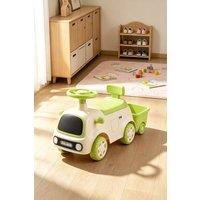 Living and Home Ride On Toy Car with Detachable Trailer for Kids in Green