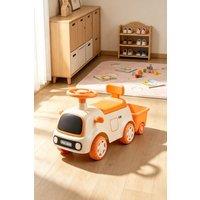 Living and Home Ride On Toy Car with Detachable Trailer for Kids in Orange