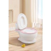 Living and Home Comfortable PVC Seat Cushion Pink Plastic Training Potty Seat for Toddlers