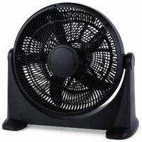 Dyzi 20 Inch Box Fan 90W 3 Speed Portable Cooling Fan with Tilt in Black