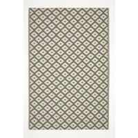 Homescapes Luxury Outdoor Rug Waterproof Reversible, Green May Geometric in Olive | Size: 240 cm x 300 cm