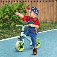 AIYAPLAY 8 Baby Balance Bike with Adjustable Seat Training Bike for 18-48 Month in Green