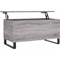 Berkfield Home Coffee Table Grey Sonoma 90x44.5x45 cm Engineered Wood