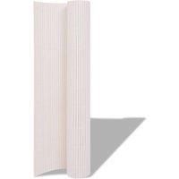 Berkfield Home Double-Sided Garden Fence 90x300 cm White