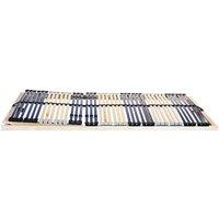 Berkfield Home Slatted Bed Base Manual Brown 80 x 190 cm Wood