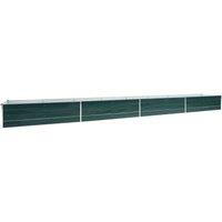 Berkfield Home Garden Raised Bed Galvanised Steel 600x80x45 cm Green | Size: 600 x 80 x 45 cm