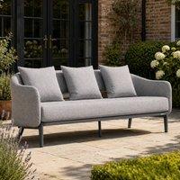 MIMO Full Aluminum Three-seater Sofa - No assembly, Loose Cushion in Grey | Size: 3 Seater