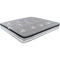 Angel Cerda Natural-Latex Hybrid Mattress with Pocket Springs in Grey | Size: EU King
