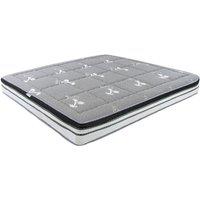 Angel Cerda Natural-Latex Hybrid Mattress with Pocket Springs in Grey | Size: EU King