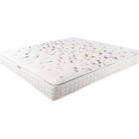 Angel Cerda Natural-Latex Hybrid Mattress with 7-Zone Pocket Springs in White | Size: EU Super King