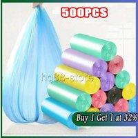 SPETLEK 500PCS Trash Bags Small Garbage Bag for Office Kitchen in Blue | Size: 100 cm x 15 cm