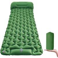 Nordara Inflatable Mat Camping Sleeping Self in Green