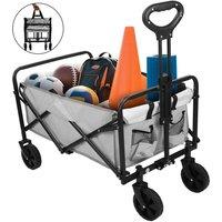 KORVIXA Heavy Duty Foldable Trolley Cart in Grey | Size: 10000mm x 520mm