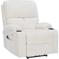 PAWNORA Electric Recliner Sofa Chair white