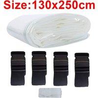 PAWNORA Vacuum Seal Mattress Storage Bag in Clear