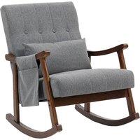 KORVIXA Grey Upholstered Accent Armchair | Size: 100 cm x 100 cm