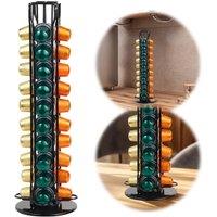 Havendro 40Pcs Rotatable Coffee Capsule Display Holder Black