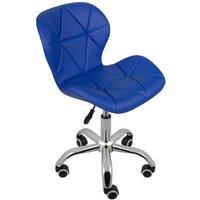 VOGREX Blue Swivel Office Chair with Lift