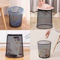 Kelvenix 4x Round Large Mesh Waste Paper Basket in Black | Size: 0.6m2