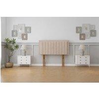 Sloomy Somerset Naples 54 Floor Standing Headboard in Light Sand | Size: Small Single