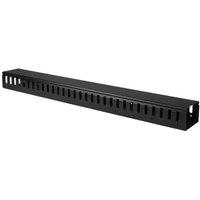 StarTech Vertical Cable Organizer With Finger Ducts in Black