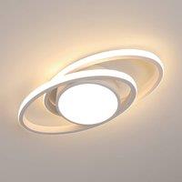 Pheashine Modern LED Ceiling Light, warm light 3000K, 38cm long, Indoor Use White