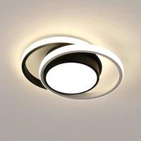 Pheashine LED Ceiling Light, 32W 4500K Neutral White, Modern Indoor Fixture in Black