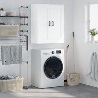 Berkfield Home Wall Mounted Cabinet White 69.5x34x90 cm Engineered Wood
