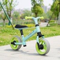 STILVORA Children's Balance Bike with Adjustable Seat in Green