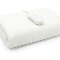 Home Republic Heated Electric Under Blanket with 3 Heat Settings in White | Size: Double