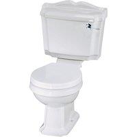 Balterley Traditional Close Coupled WC Toilet Pan Cistern Seat 885 x 715 x 490mm in White