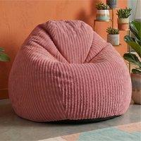 rucomfy Beanbags rucomfy Jumbo Cord Slouchbag - Indoor Classic Bean Bag for Adults in Dark Pink