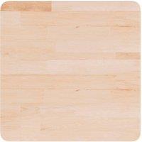 Berkfield Home Square Table Top 50x50x2.5 cm Untreated Solid Wood Oak in Light Brown