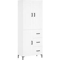Berkfield Home Highboard White 69.5x34x180 cm Engineered Wood