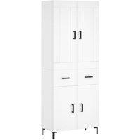 Berkfield Home Highboard White 69.5x34x180 cm Engineered Wood