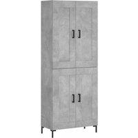 Berkfield Home Highboard Concrete Grey 69.5x34x180 cm Engineered Wood