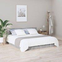 Berkfield Home Stylish Bed Headboard Grey Sonoma 200x1.5x80 cm Engineered Wood