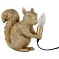 Havendro Gold Squirrel Table Lamp Bedside Light Retro Animal Bedroom Light