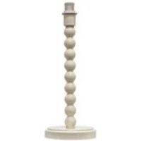 Havendro Bobbin Ivory Table Lamp Base Bedside Light Vintage Ball Design