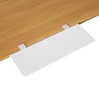 SPETLEK Desk Extender Tray, Table Mount Desk Extender Shelf White | Size: 0.6m2