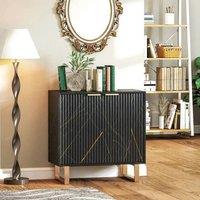 FORGEVIO Modern Industrial Small Sideboard Storage Cabinet Hallway Kitchen