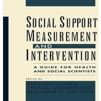 Oxford University Press Social Support Measurement & Intervention: A Guide for Health