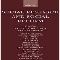 Oxford University Press Social Research & Social Reform: Essays in Honour of A. H